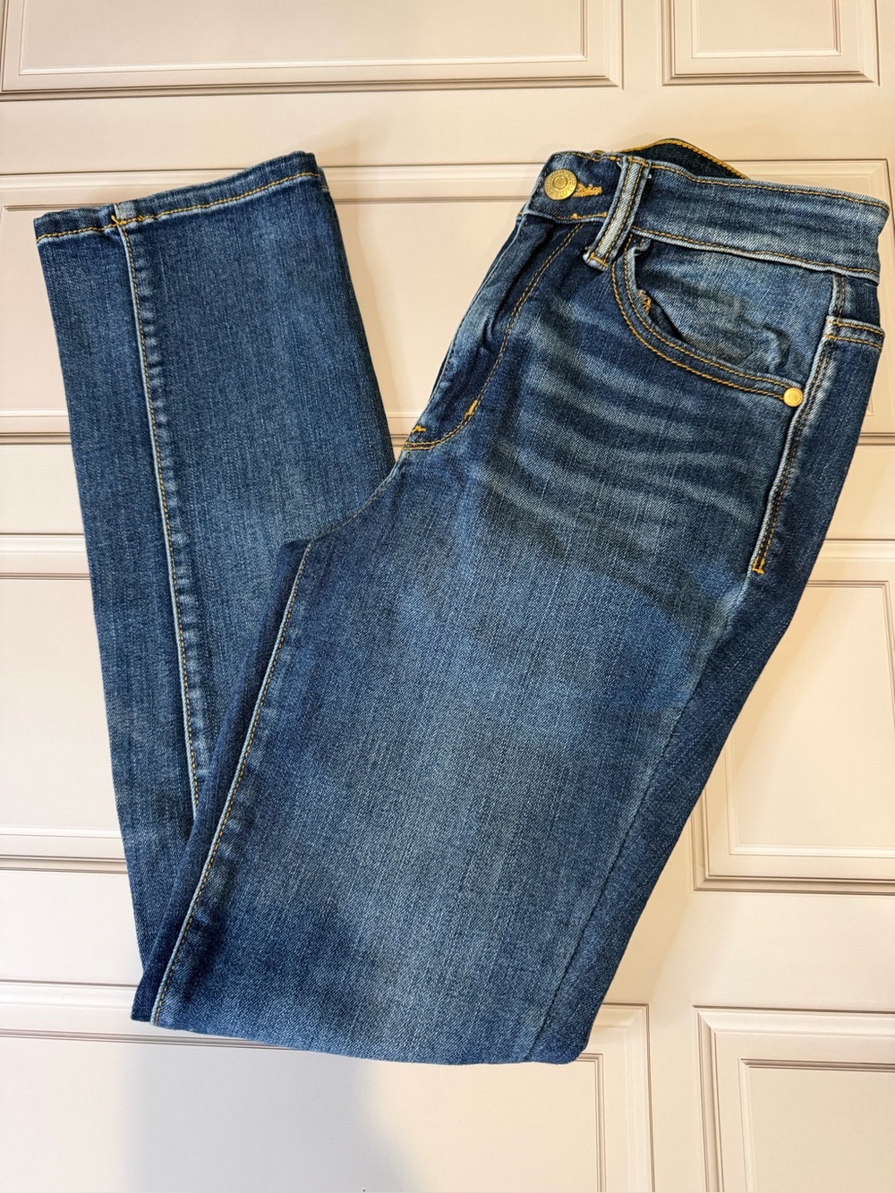 Judy Blue Skinny Jeans in Classic Blue Wash